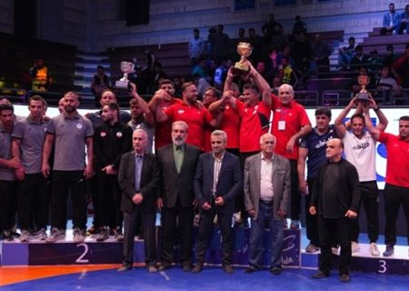 قهرمانی مازندران در کشتی نوجوانان کشور