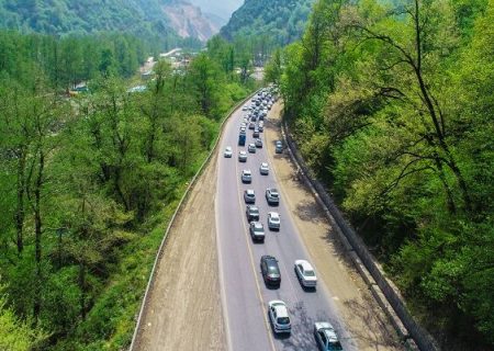 ثبت بیش از ۱۵ میلیون تردد خودرو در جاده‌های مازندران