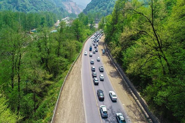 ثبت بیش از ۱۵ میلیون تردد خودرو در جادههای مازندران