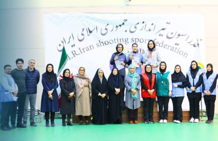 قهرمانی هانیه رستمیان در مسابقات تیراندازی کشور