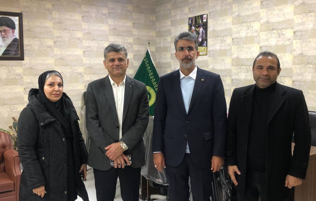 دیدار مسئولان ارشد هیات فوتبال با مدیرکل جدید ورزش مازندران