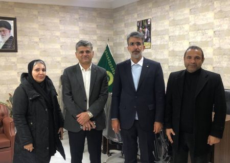 دیدار مسئولان ارشد هیات فوتبال با مدیرکل جدید ورزش مازندران