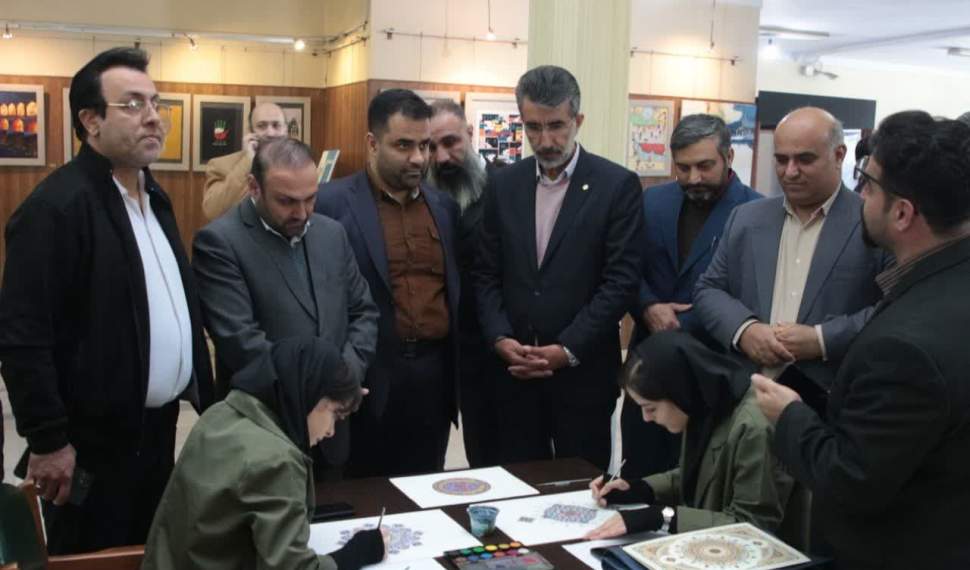 برپایی نمایشگاه هنرهای تجسمی جوانان ۱۴ استان کشور در مازندران