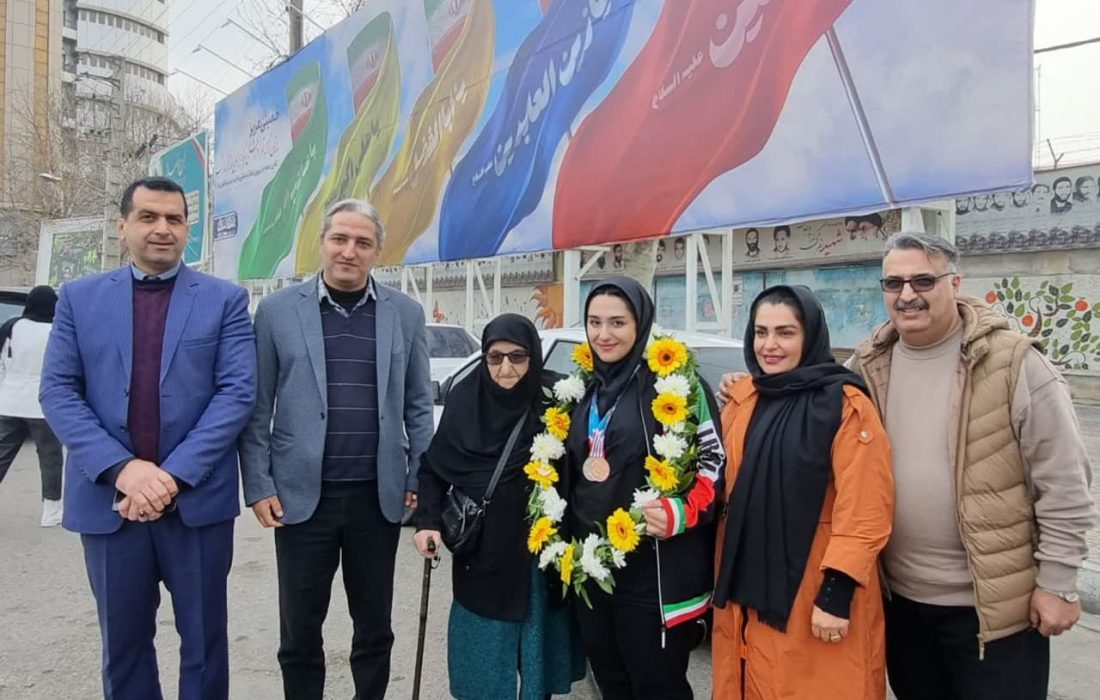 استقبال از قهرمان تیراندازی آسیا در ساری+تصاویر