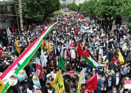 همه برای آزادی قدس به راهپیمایی می‌آییم