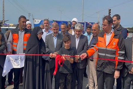 افتتاح دوربرگردان حمیدآباد محور ساری – فرح‌آباد