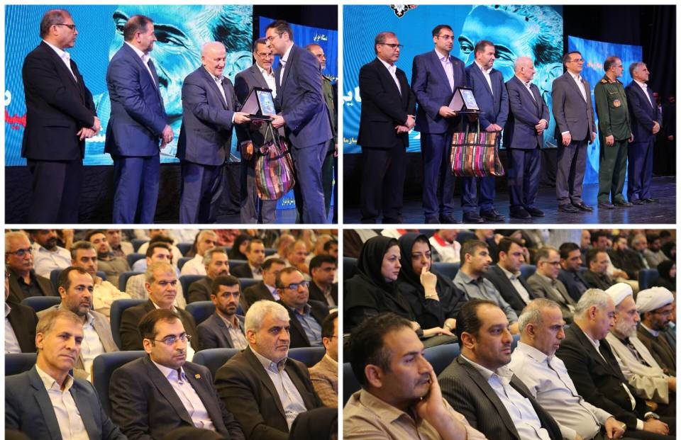 کسب رتبه برتر ادارهکل راهداری و حمل و نقل جادهای مازندران در جشنواره شهید رجایی