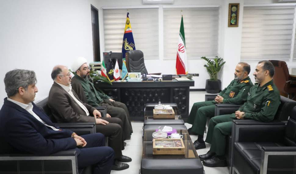 نشست صمیمی رئیس سازمان جهاد کشاورزی مازندران با فرمانده سپاه کربلا