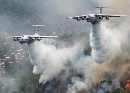 اعزام دو هواپیمای ایلوشین ۴۰ تنی برای اطفای حریق «الیت» چالوس/رایزنی با ترکیه برای اعزام دو هواپیما