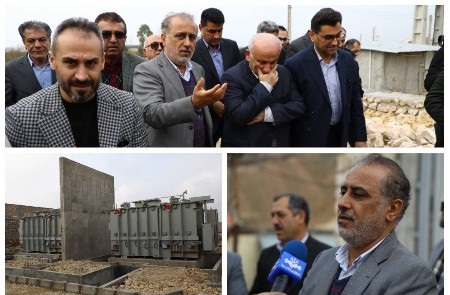 بازدید استاندار مازندران از ایستگاه ۶۳/۲۰ کیلوولت شهرک صنعتی نکا