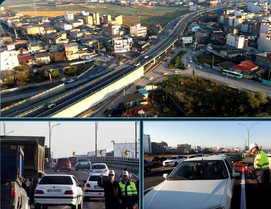 پل امام علی(ع) سه‌راه جویبار ساری افتتاح شد